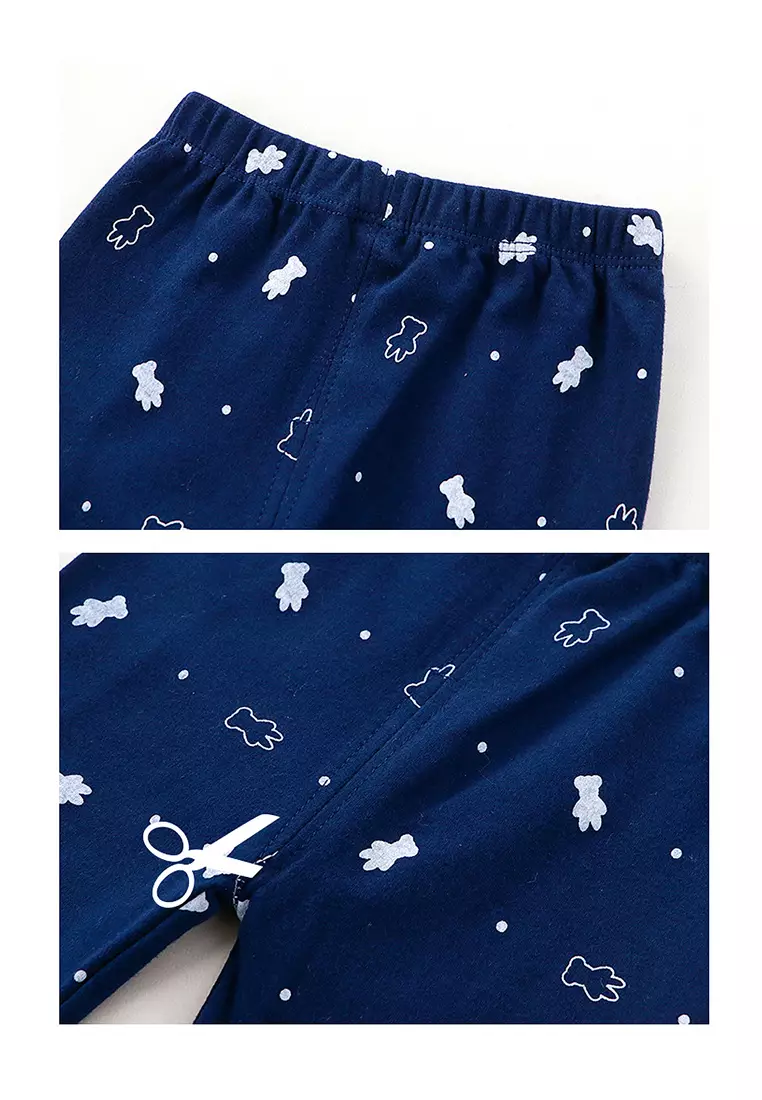 Setelan Bayi Baju Anak Laki Laki Lengan Panjang Piyama Set Celana Kaos Import Motif Lucu Smile Egg Venrz 4251