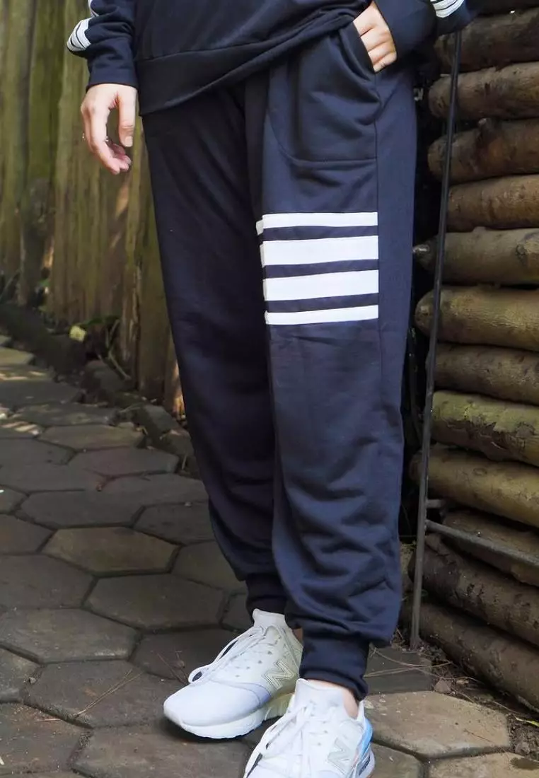 Reza Sporty Set - Setelan Training Olahraga [Hitam]