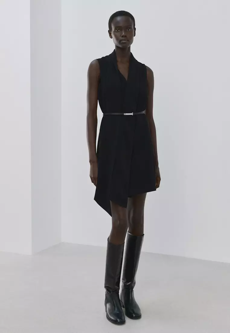 Scarf Belt Dress