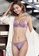 Sunnydaysweety purple Double Buckles Lace Bra with Matching Pantie A080645PU 79F30US2071088GS_2