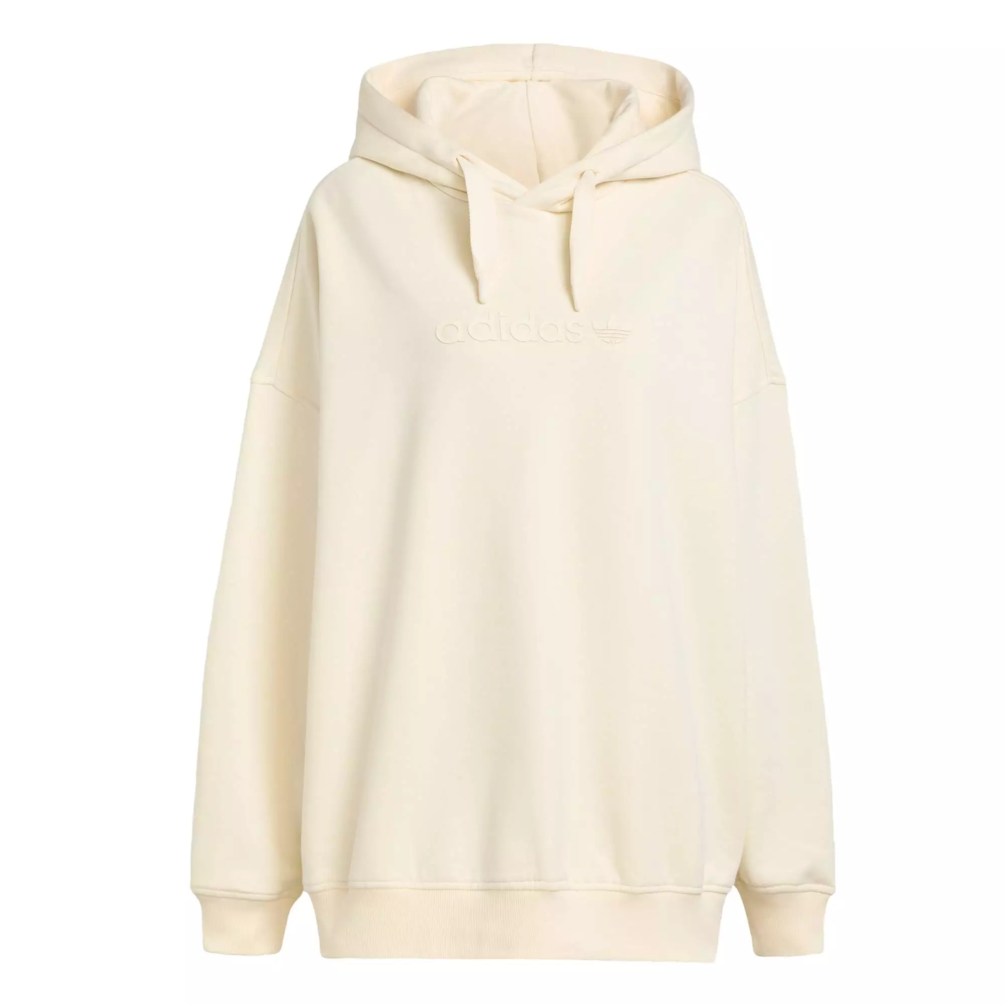 Lifestyle Essentials Linear Hoodie Oversized Women White JX5495