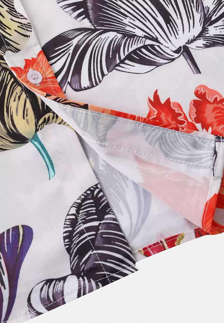 夏威夷印花短袖襯衫 YL-C304