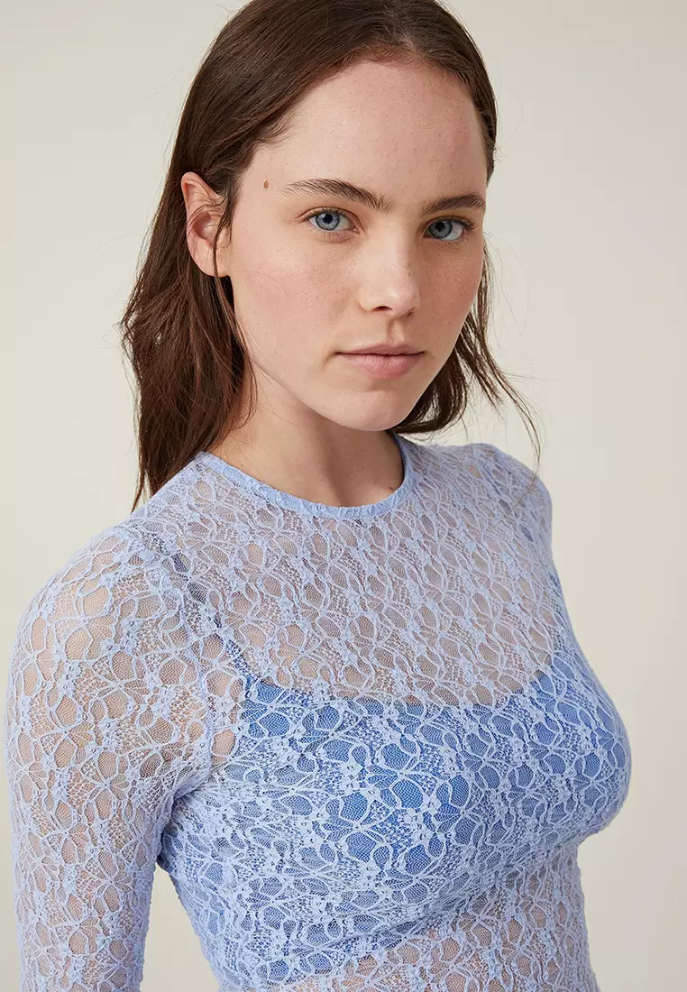 Zoey Cap Sleeve Lace Top