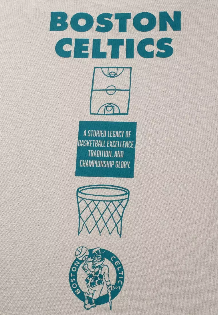 Boston Celtics T-Shirt for Men Urban Lines Collection