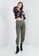 Desigual green Slouchy Trousers WIth Pleats B3681AAA77EFBAGS_3