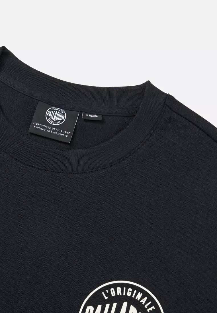 MEN'S HERITAGE PALLADIUM LOGO LOOSE FIT COTTON T-SHIRT