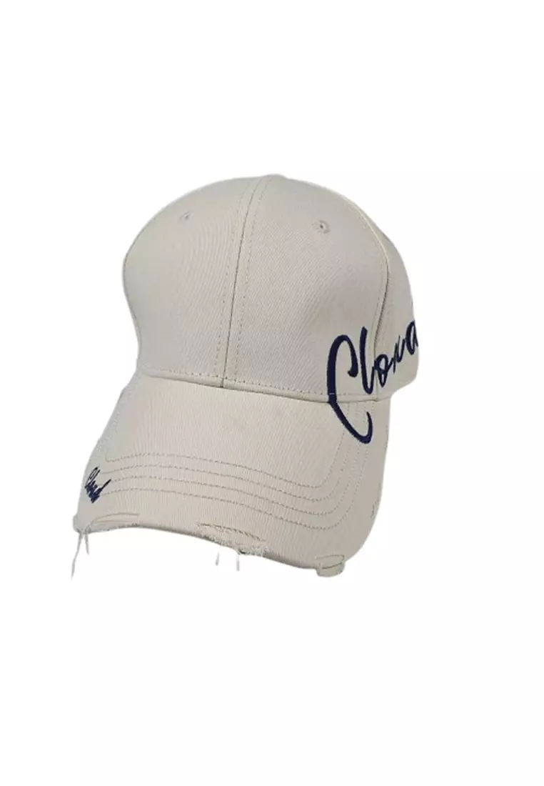 Topi Baseball Cap Embroidered Cloud - GN-56 ORIGINAL - Beige