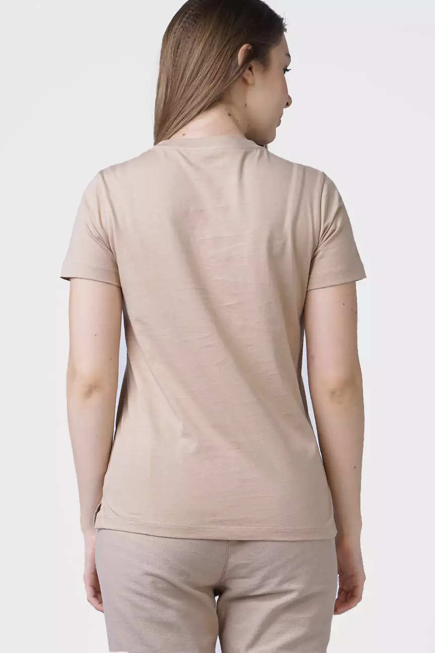 Kaos Wanita Ava Cream