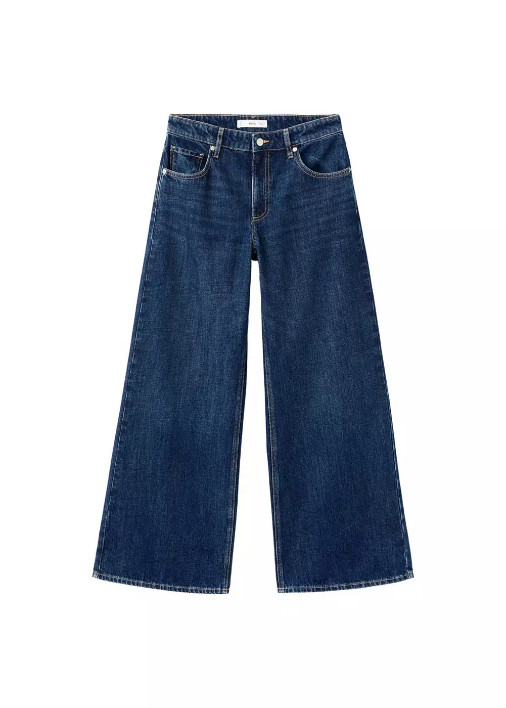 Jeans wide leg low-rise