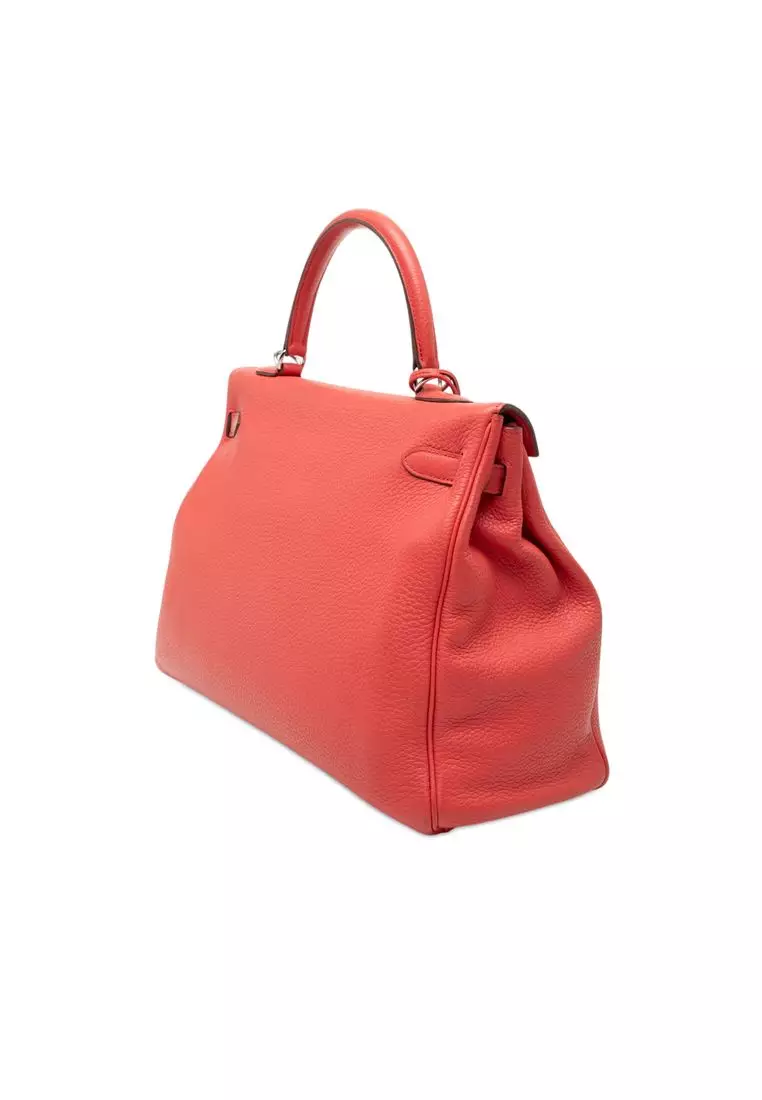 Pre-Loved Hermès Clemence Kelly Ii Retourne 35