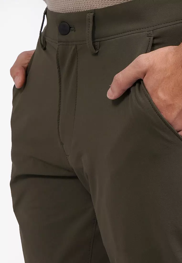 Slim Tapered Pants with Utility Pocket