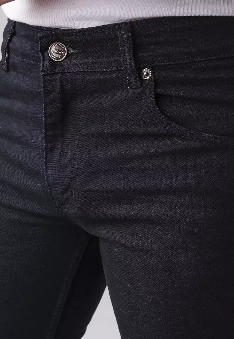 Slim Fit Jeans Jet Black