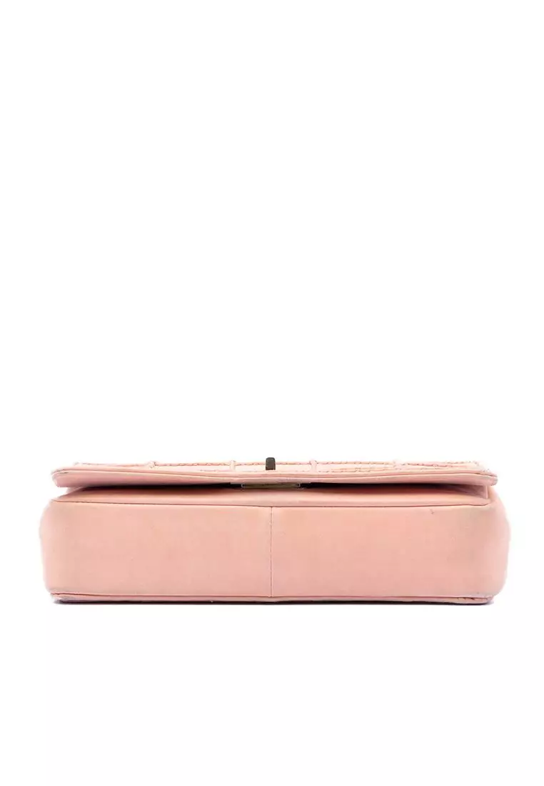 Pre-Loved Chanel Small Stitched Iridescent Lambskin Reissue 2.55 Single Flap