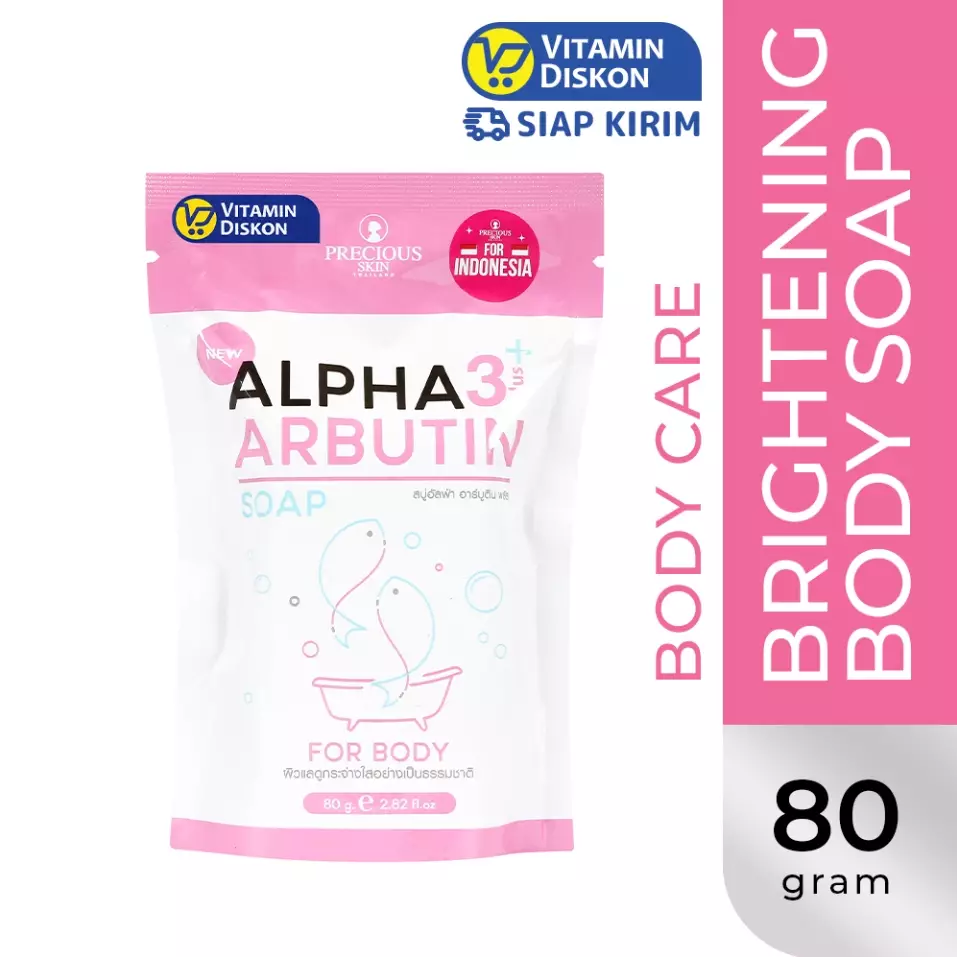 PRECIOUS SKIN ALPHA ARBUTIN 3 PLUS BODY SOAP 80GR