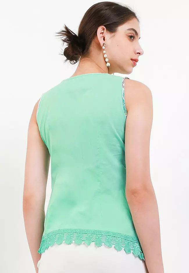 Kebaya Kutung Senada List Batik