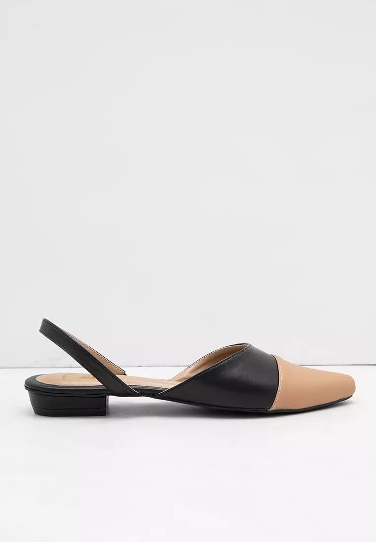 Sophie Audy Two Tone Febria Heels Black