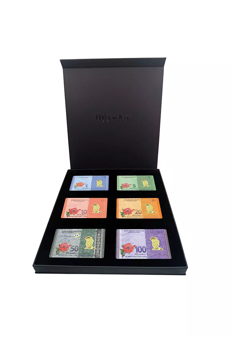 5G Gold Collection 999.9/24K Malaysian Ringgit Series Gold Bar (0.5g)