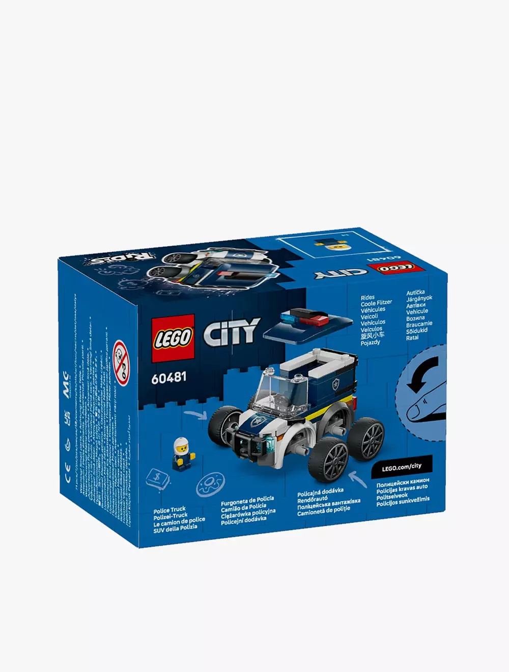 LEGO® City Brick Rides Rides – Police Truck - 60481