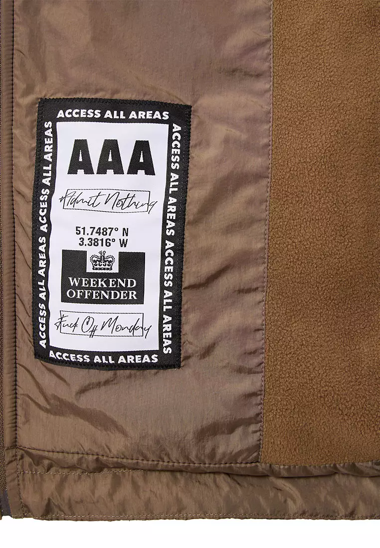 MENS TOBACCO TECHNICIAN FACE MASK JACKET