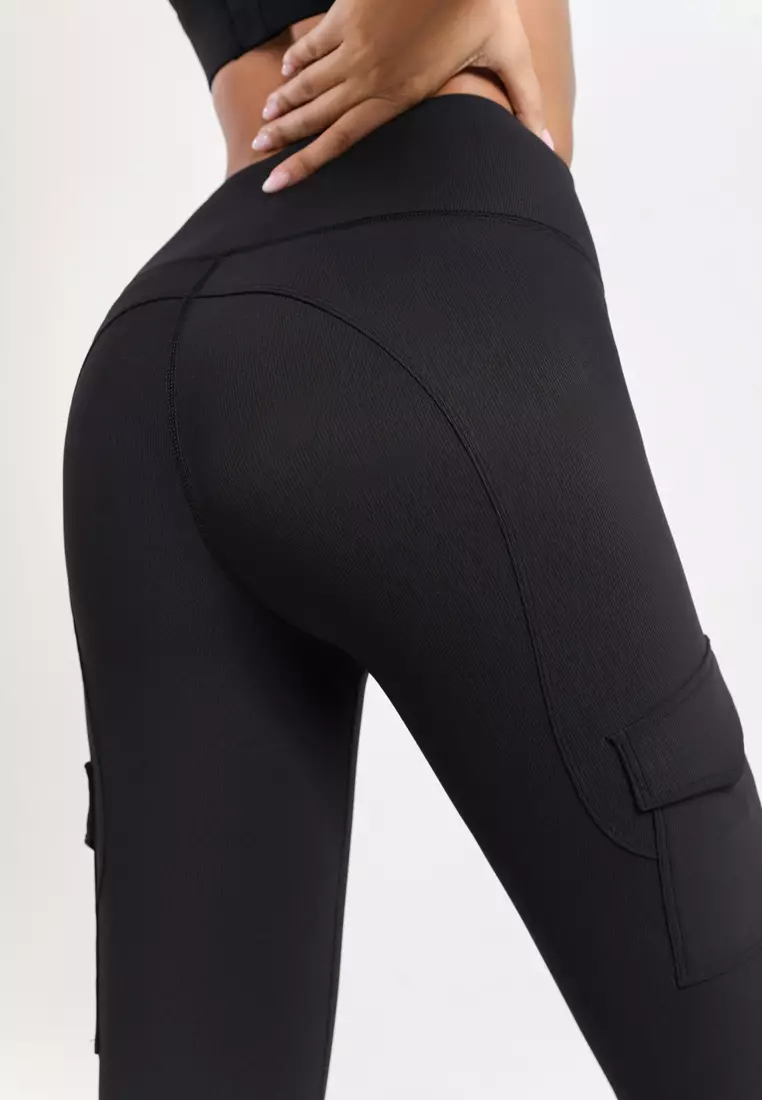 HAPPY FRIDAYS Autumn Winter Rib Cargo Pockets Sports Tights DSG16 2024, Buy  HAPPY FRIDAYS Online