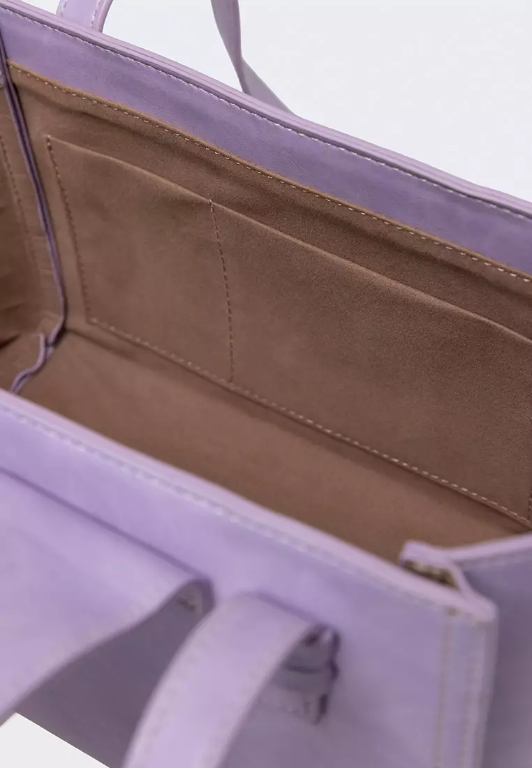 Ria Miranda Lavender Nina Small Box Bag