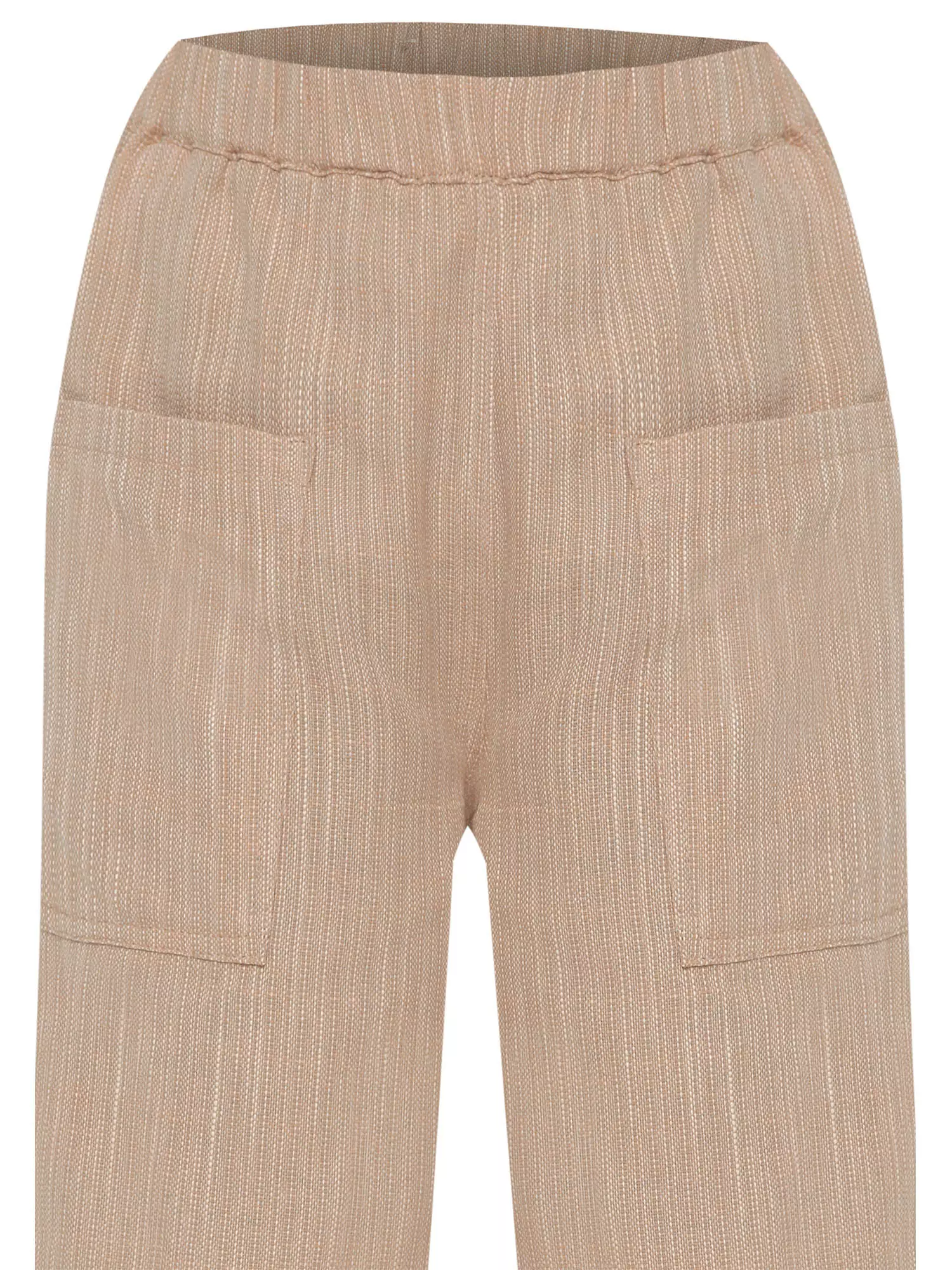 Pito Dito Girl Yurinara Celana Panjang Kulot Anak Perempuan Motif Tekstur Warna Beige