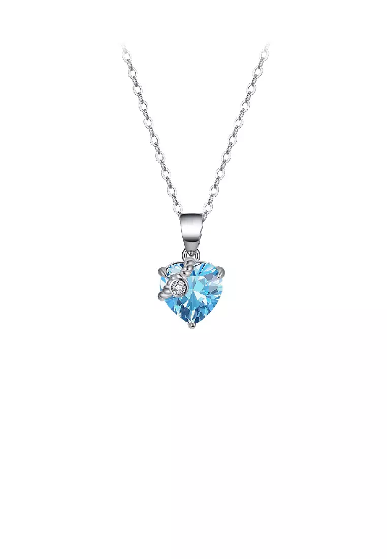 March birthstone on sale necklace cheap
