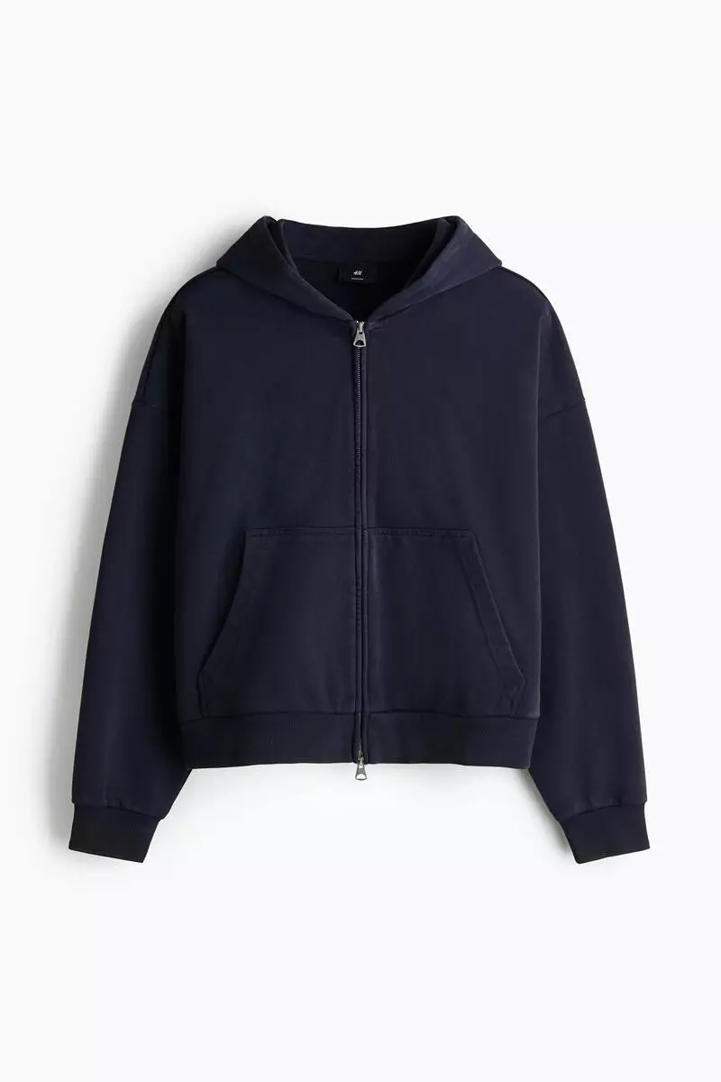 Oversized Fit Zip-through hoodie