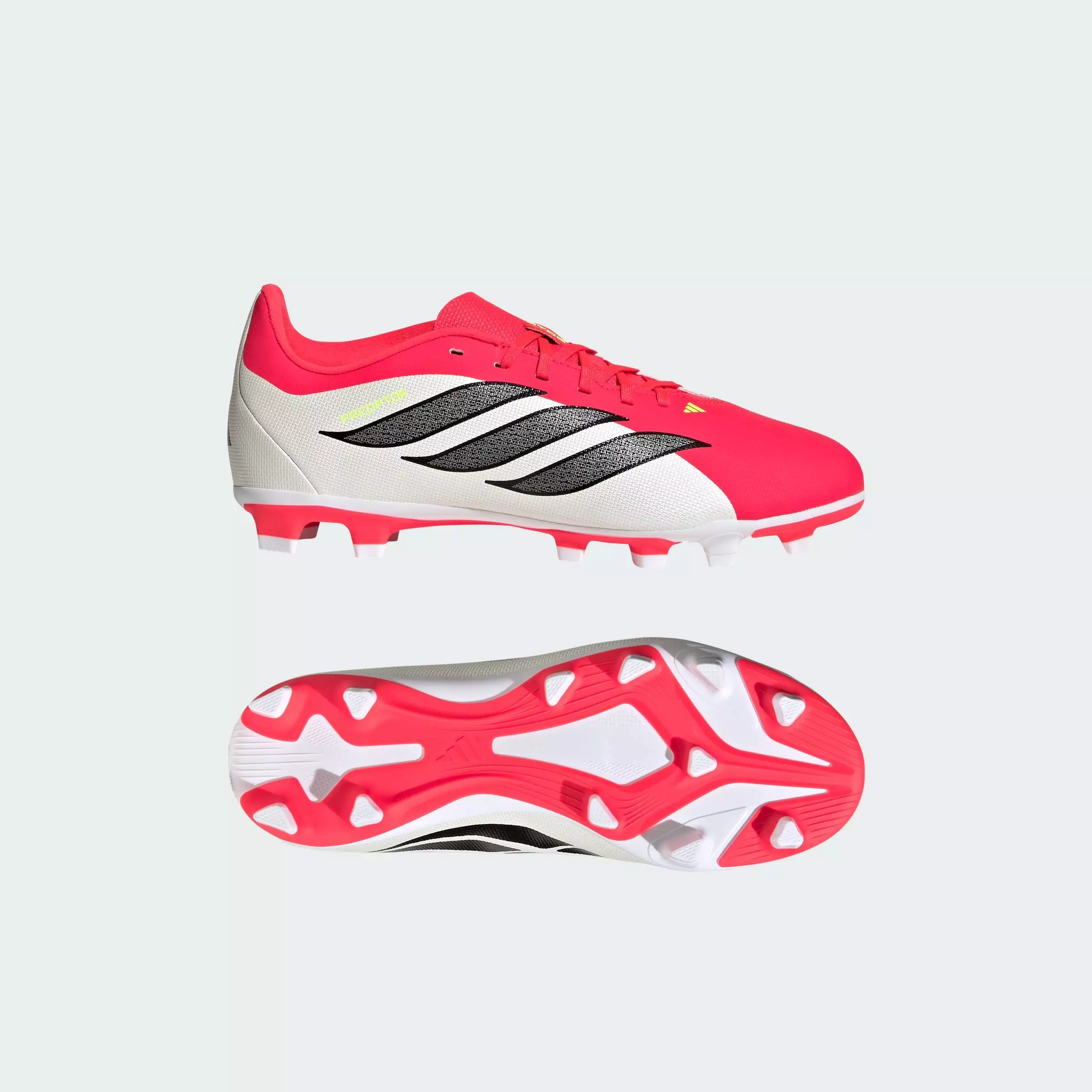 Football Predator Club Firm Ground / Multi Ground Football Boots Kids Unisex Red JS0370
