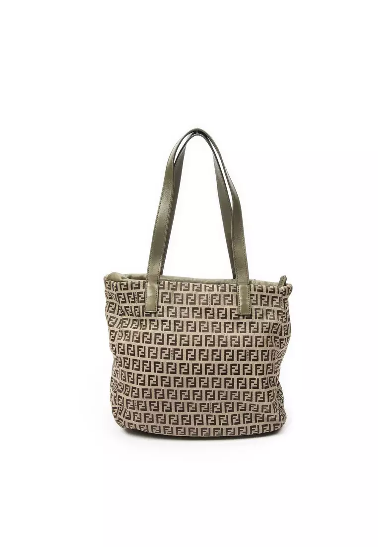 Pre-Loved Front Drawstring Pocket Tote