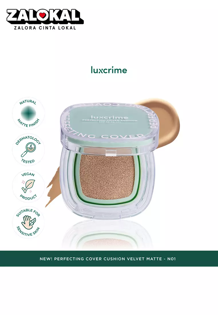 Luxcrime Perfecting Cover Cushion - Velvet Matte SPF 50 PA +++ - N01