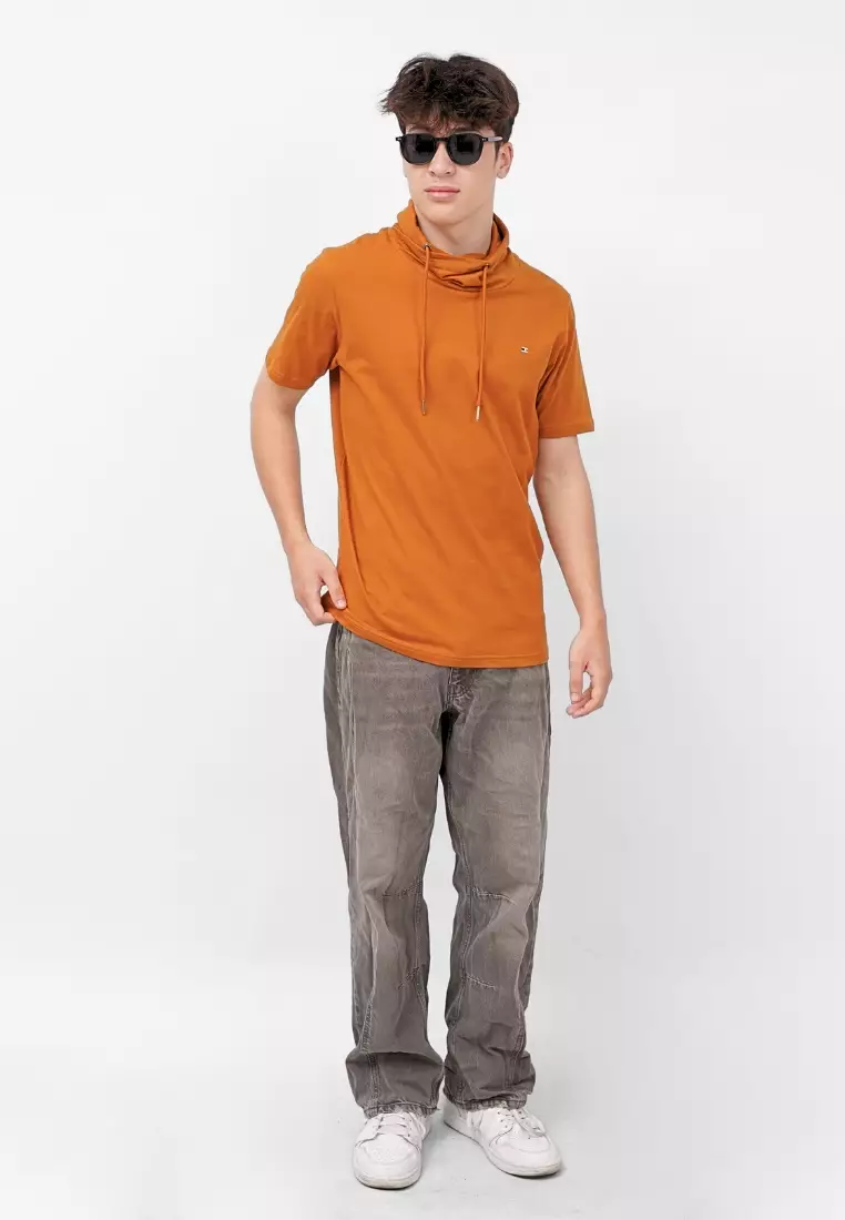 Ryusei Kaos Pria Turtleneck Nandito Mustard