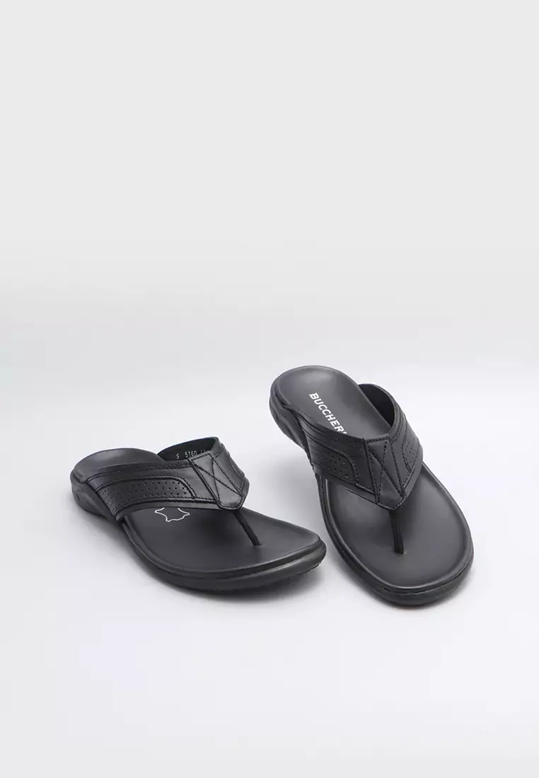 Buccheri Sandal Pria Amarey Black