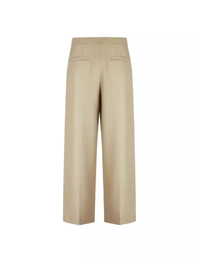 Wool Loose Fit Long Pants