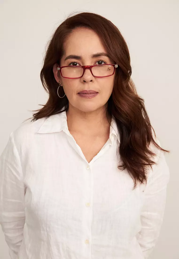 Evolution Magnetic (Red) +2.50 Reading Glasses for 55-57 Years Old