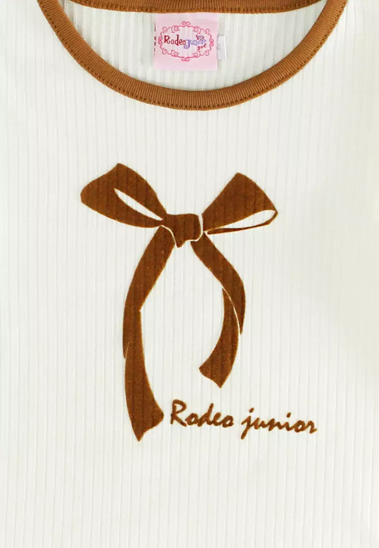 Long sleeves t-shirt girl/ Kaos lengan panjang anak perempuan/ Rodeo Junior Girl Nature Tones