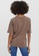 Vero Moda brown Paula Short Sleeves Pocket Top CBEFBAA28F9FFEGS_2