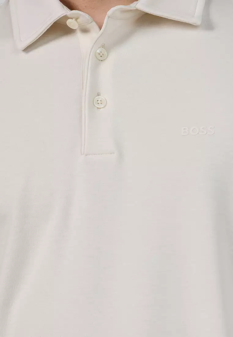Interlock Cotton Slim Fit Polo Shirt - BOSS Business