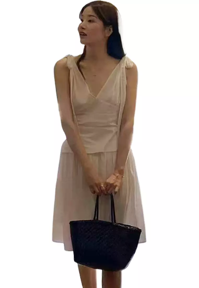 New Style Temperament Bowknot Sleeveless Vest Suspender Top CA25060323W