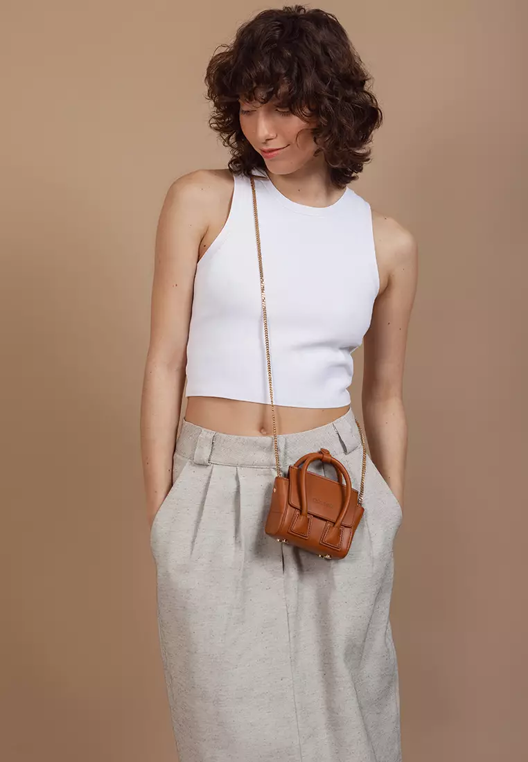 [Online Exclusive] UNNI Nano Top Handle Bag - Black