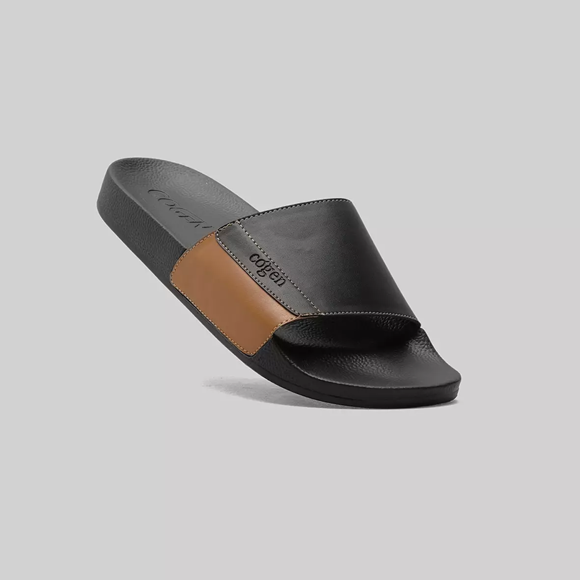 Sandal Pria Cogen Fun Series - Black Tan