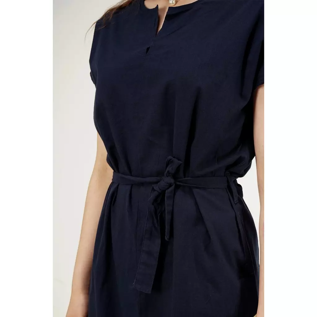 Dress Lengan Pendek Sydney Navy