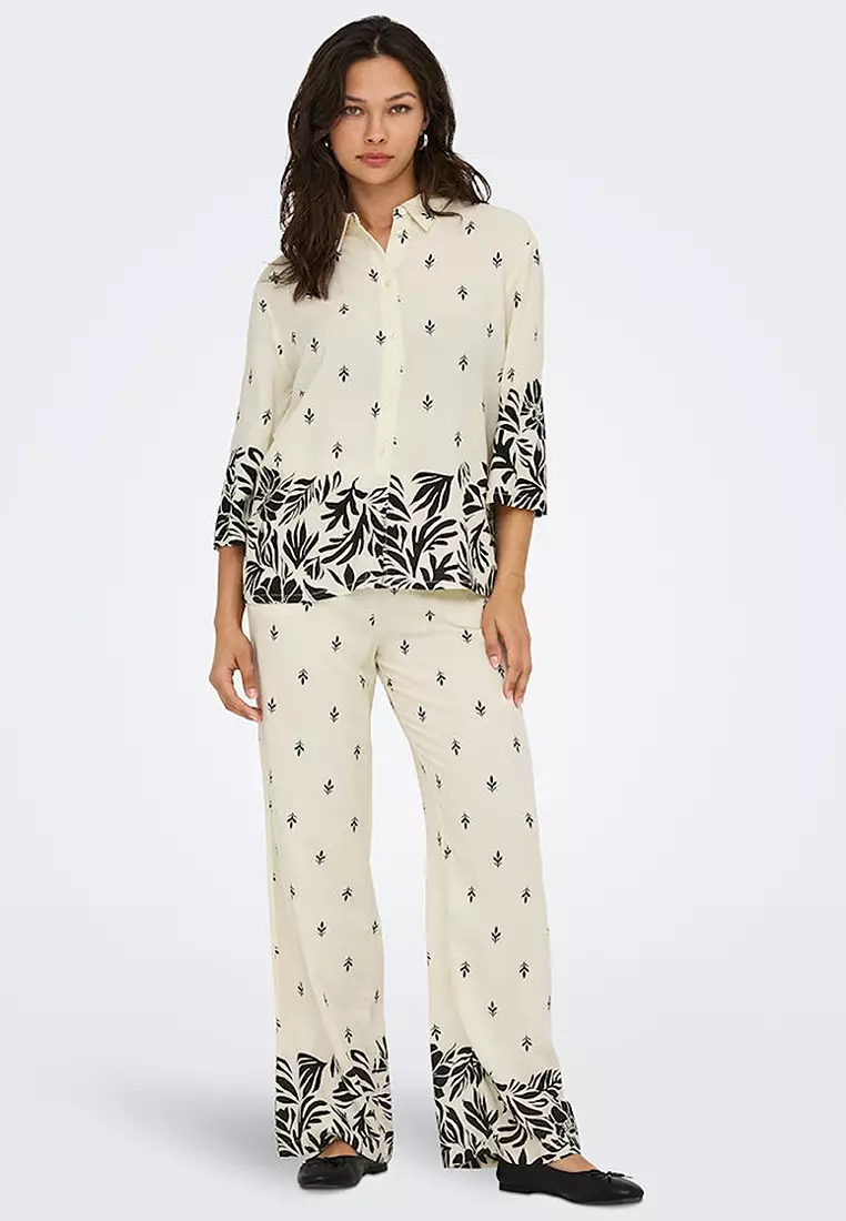 3/4 Sleeves Loose Shirt