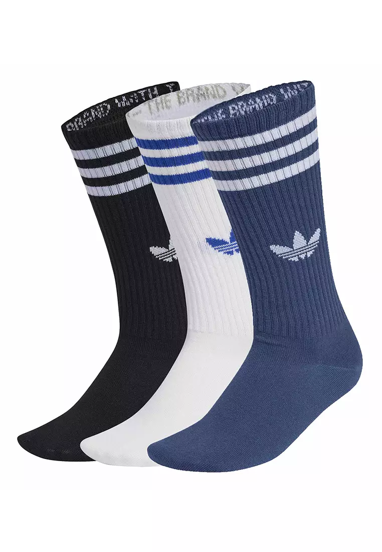 3-Stripes High Crew Socks 3 Pairs