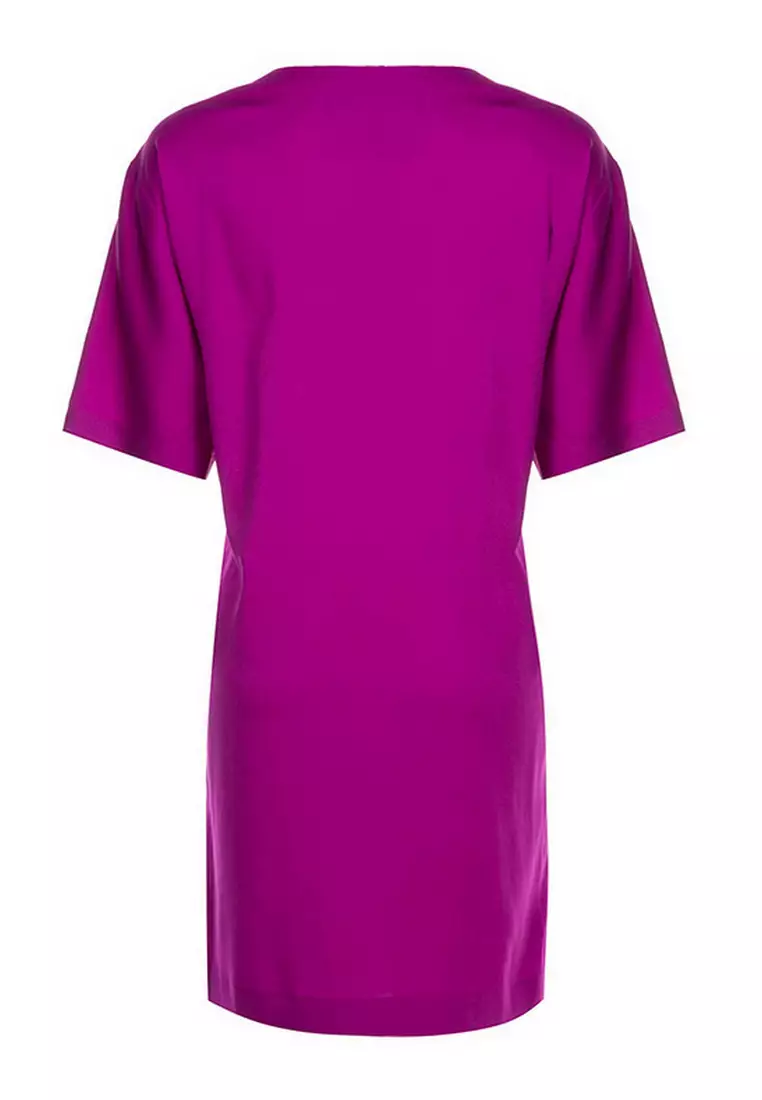 Crowned Teddy Oversize T-Shirt in Fuchsia
