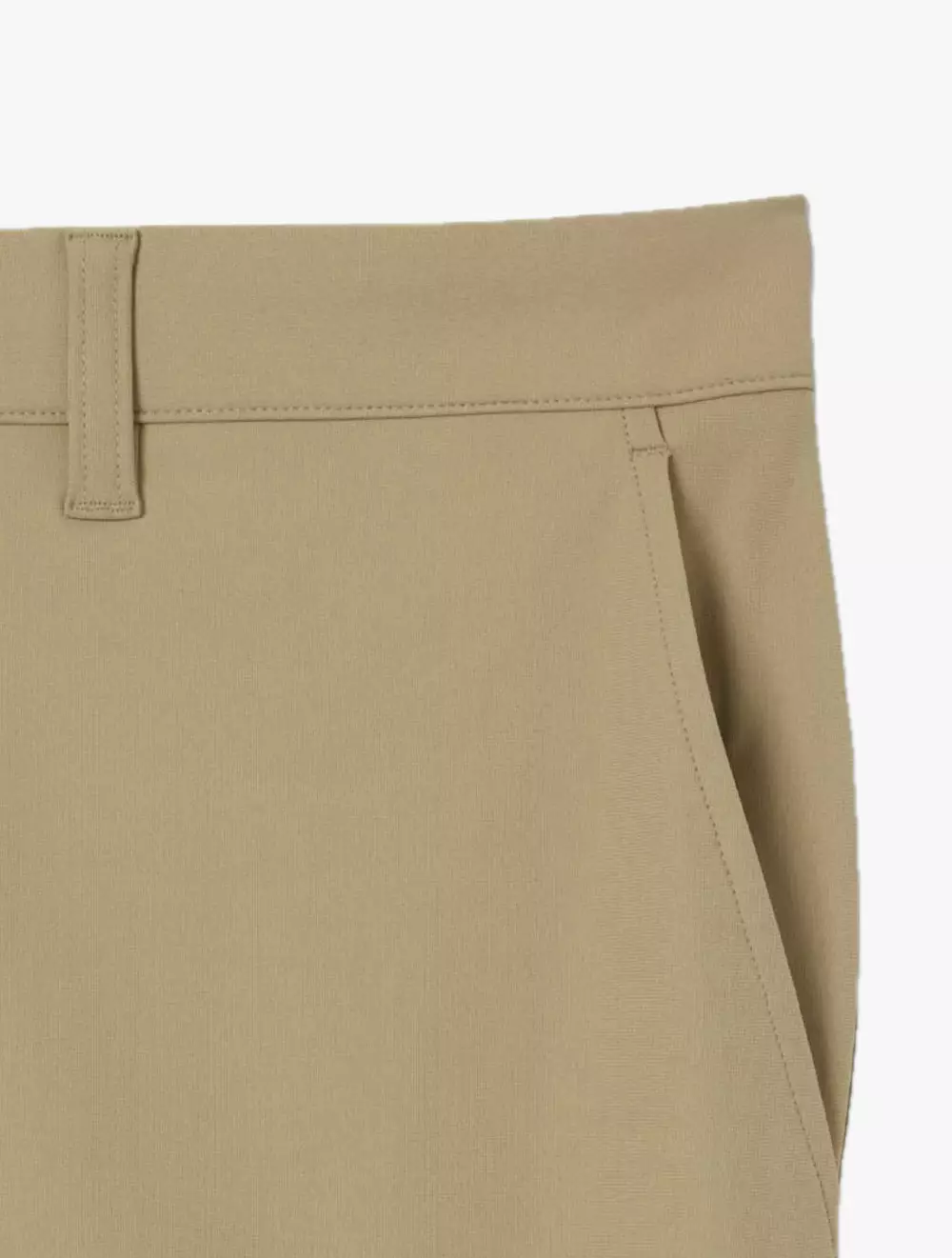 Slim Fit Stretch Chino Pants - Beige
