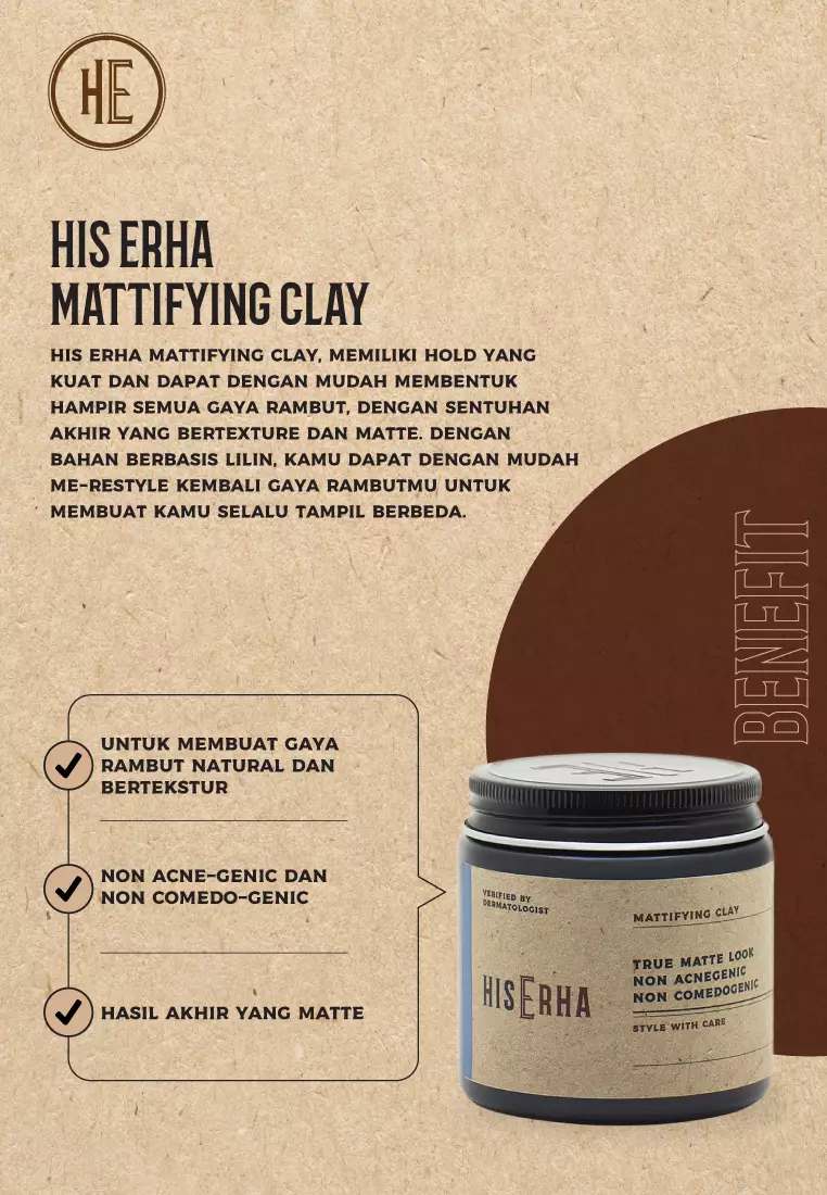 His Erha Mattifying Clay 120G