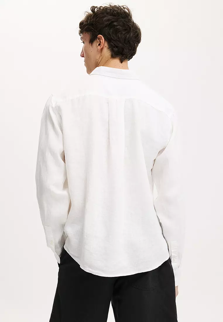 Relaxed Linen Long Sleeves Shirt