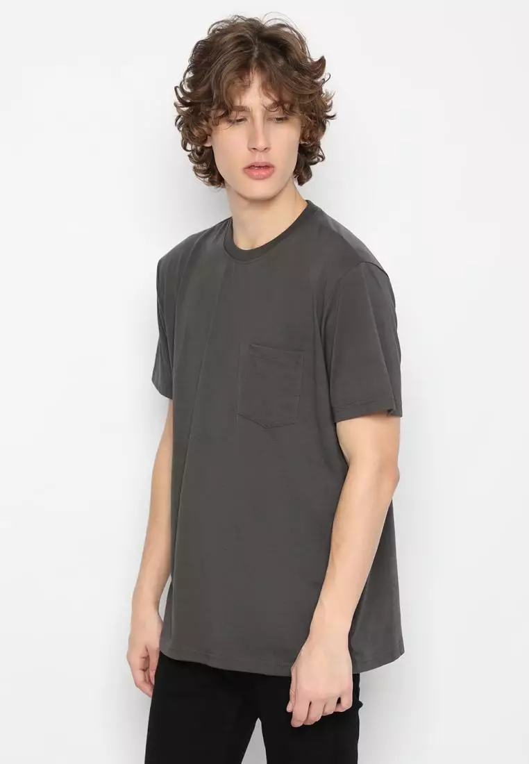 MATSUDA Kaos Polos Pocket T Shirt Cotton Chuo