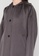 CK CALVIN KLEIN silver Double Face Wool Cashmere Hooded Cape 9CAD9AA47804FEGS_3